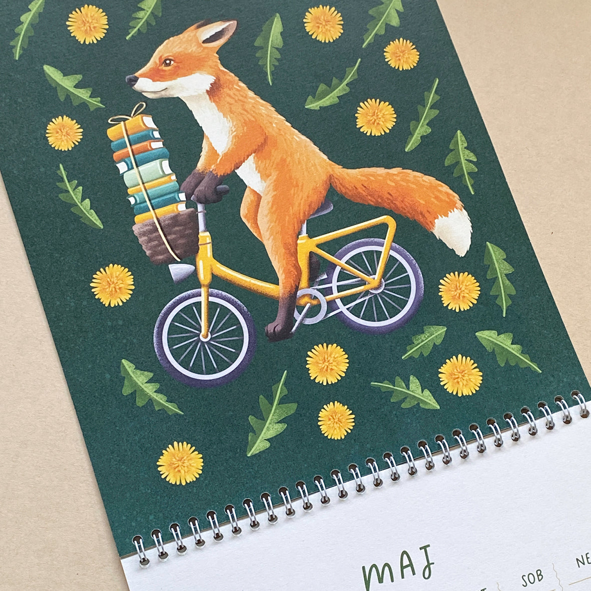 Med knjigami - Stenski koledar 2026