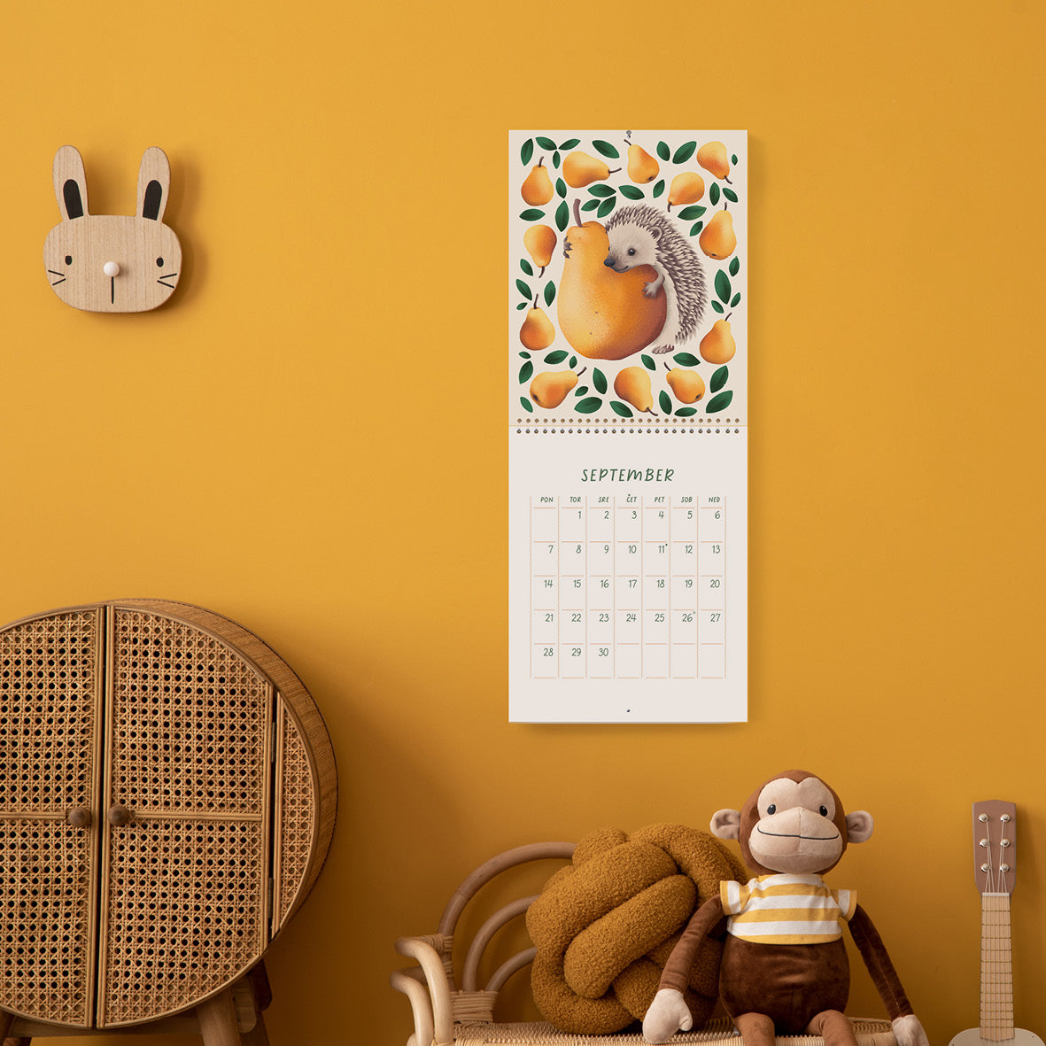 Igrivi svet živali - Stenski koledar 2026