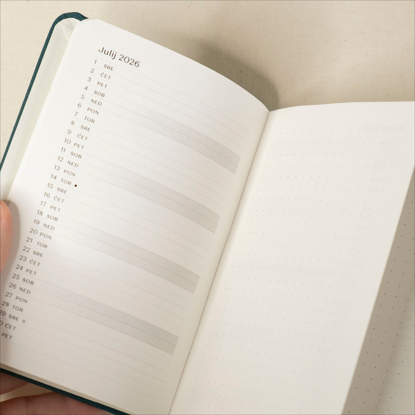 Zelen Planer 2026, A6 z vezenino