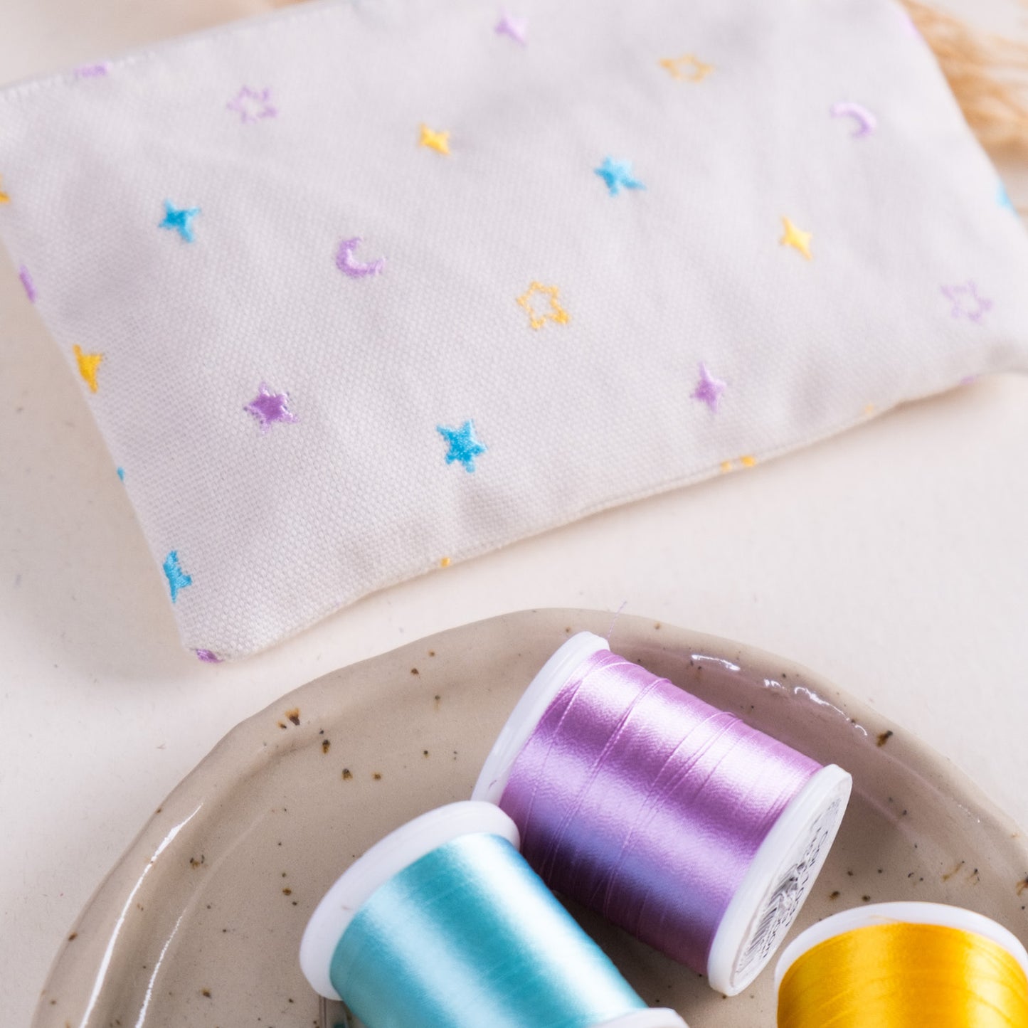 Torbica na zadrgo - Zvezdice in lune