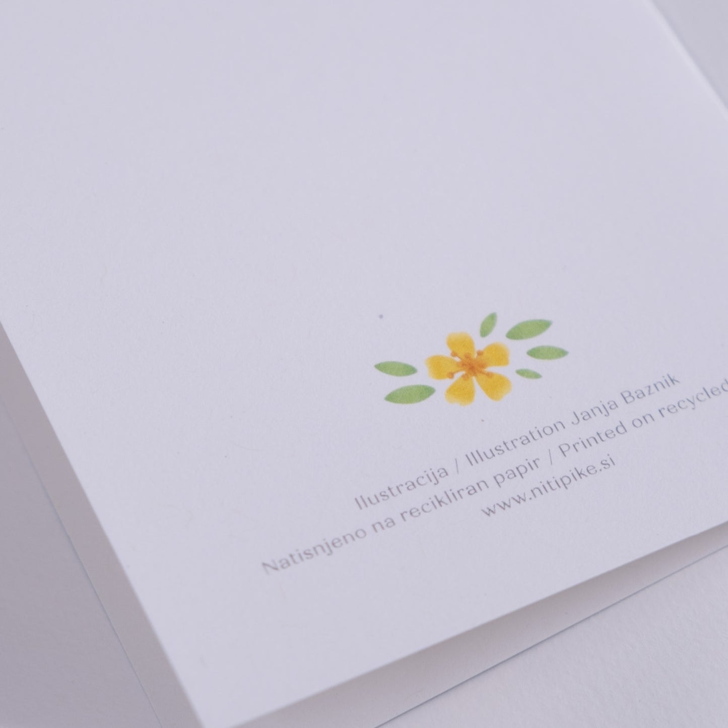 Voščilnica - Sinička