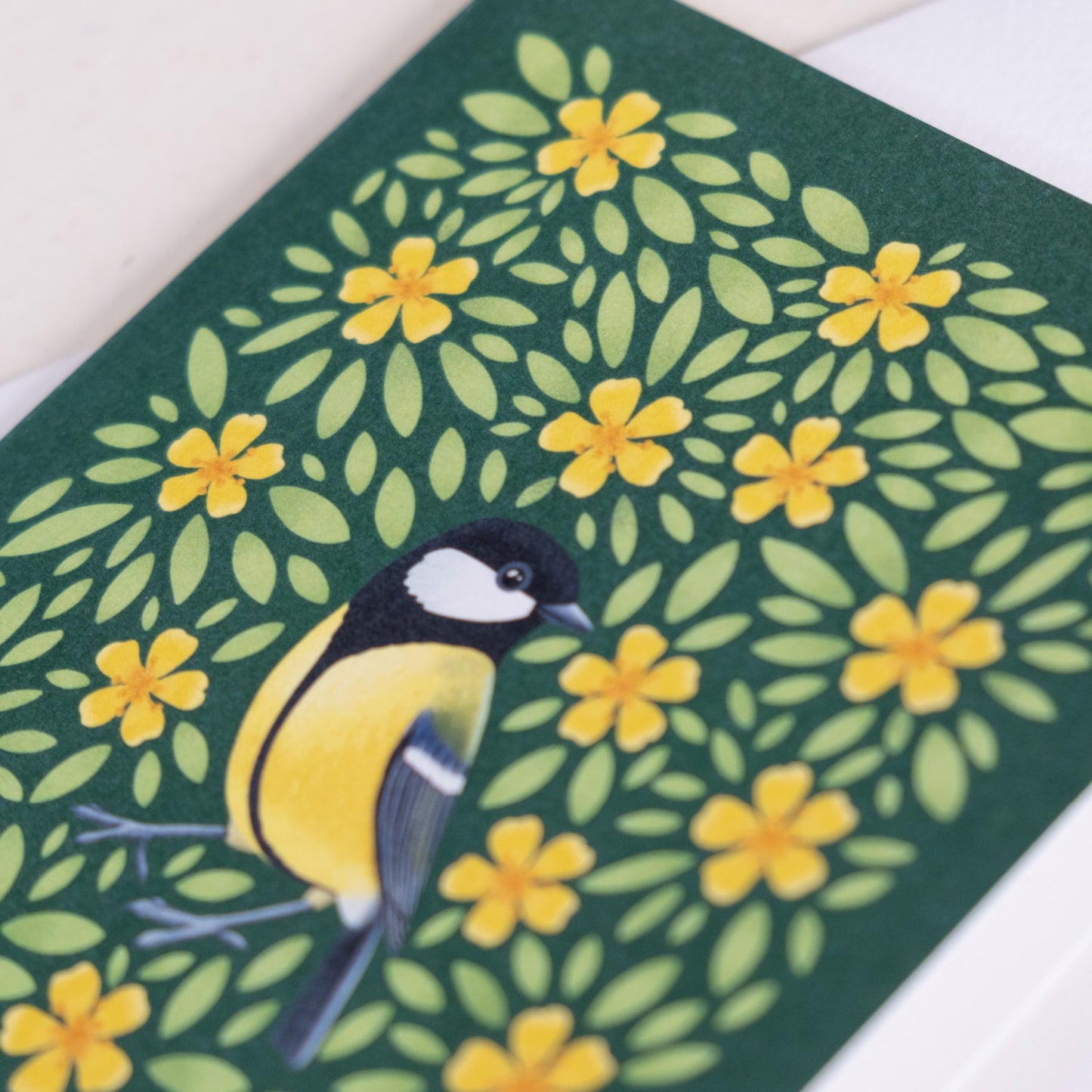 Voščilnica - Sinička