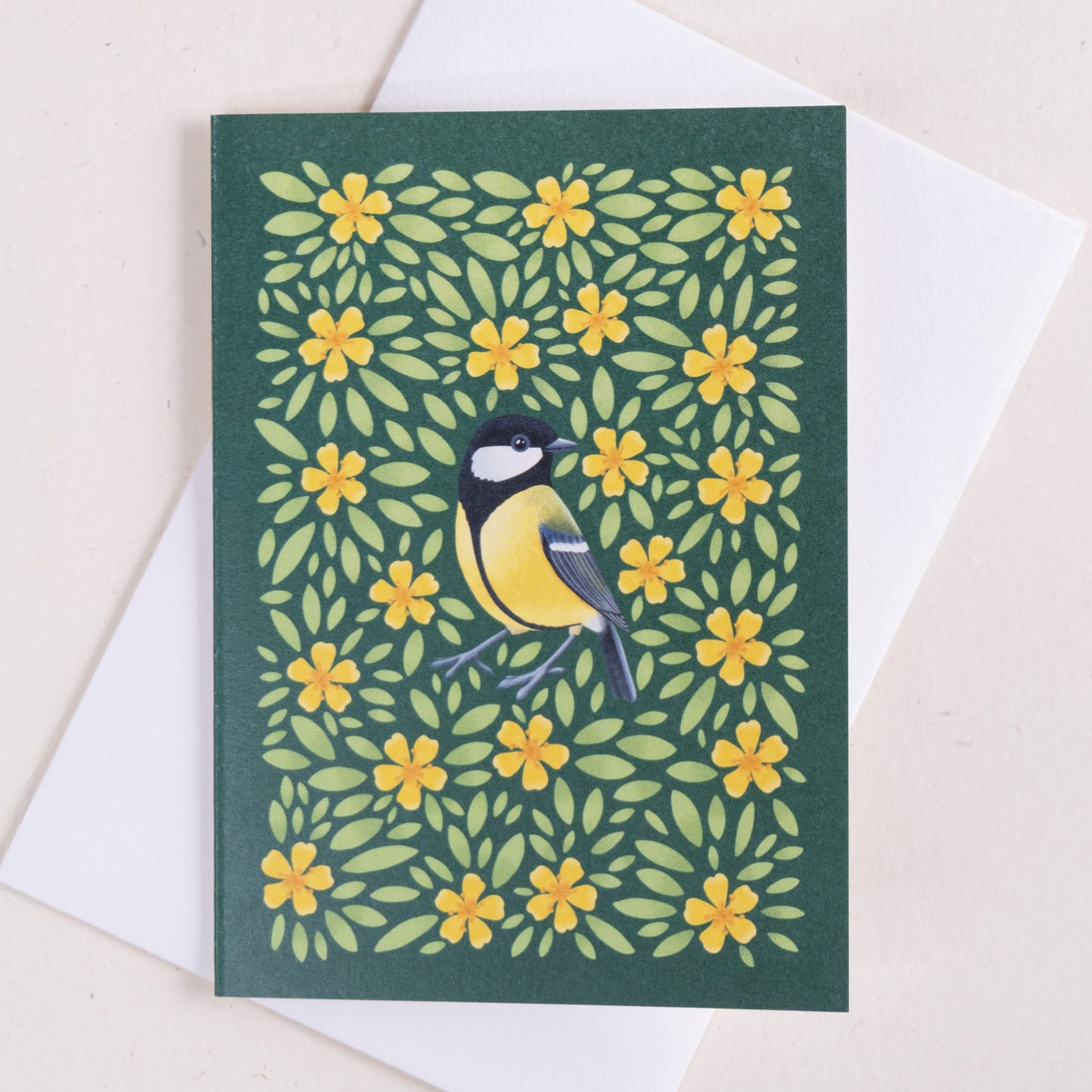 Voščilnica - Sinička