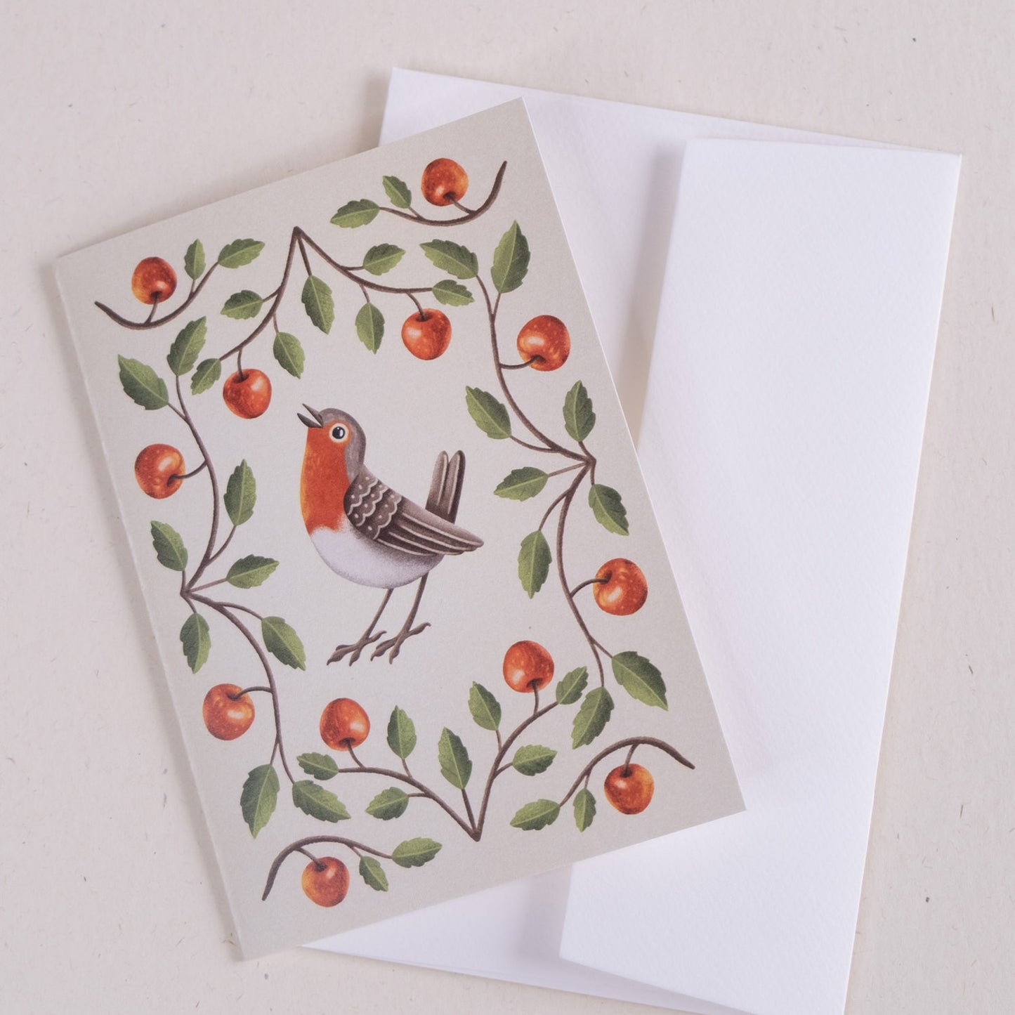 Voščilnica - Taščica in jabolka