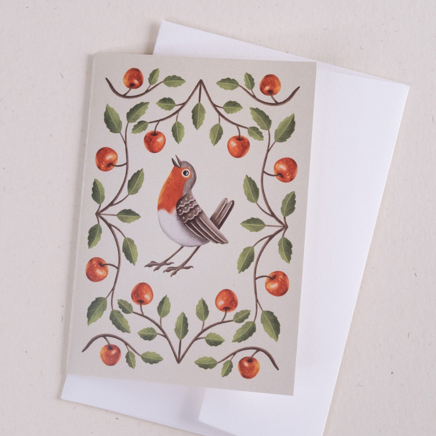 Voščilnica - Taščica in jabolka